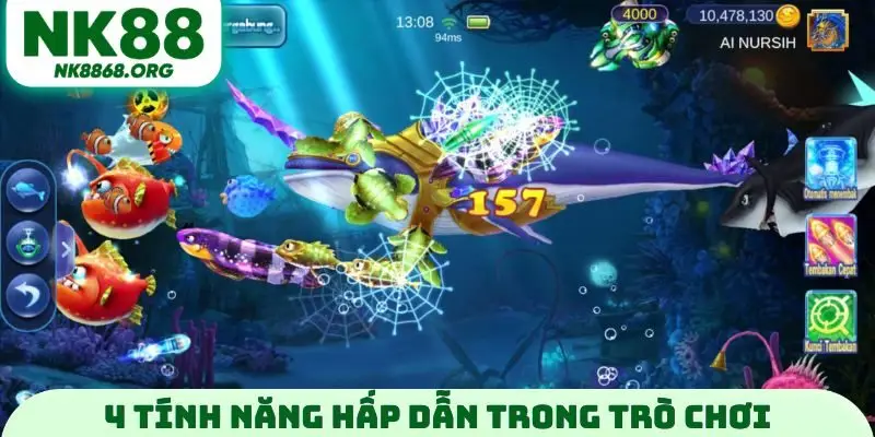 4 tính năng hấp dẫn trong trò chơi